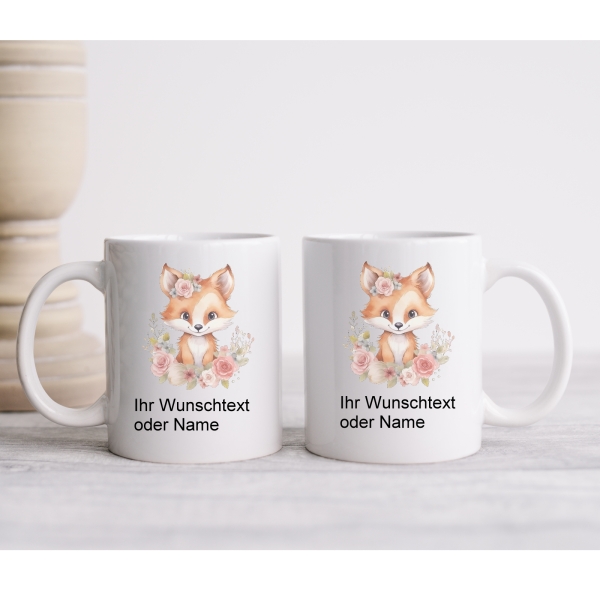 11 oz Cup with fox motif 6